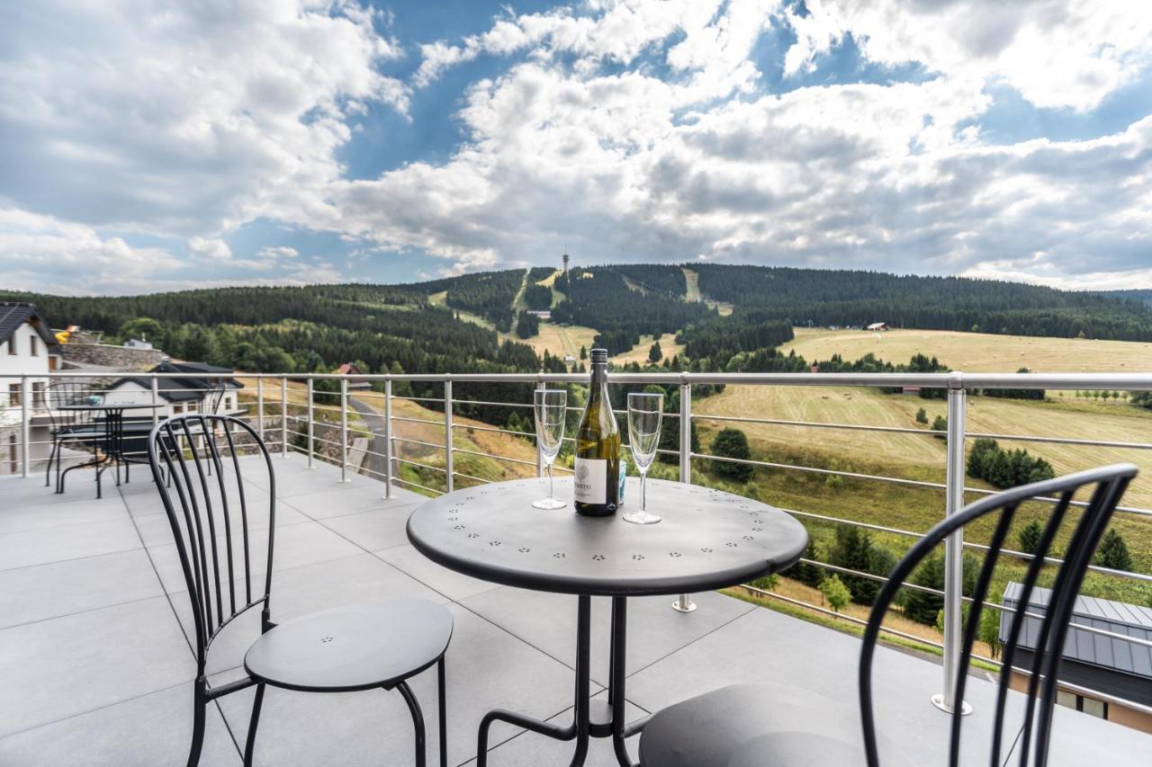 Wellness Villa Klinovec Views Loučná pod Klínovcem Dış mekan fotoğraf
