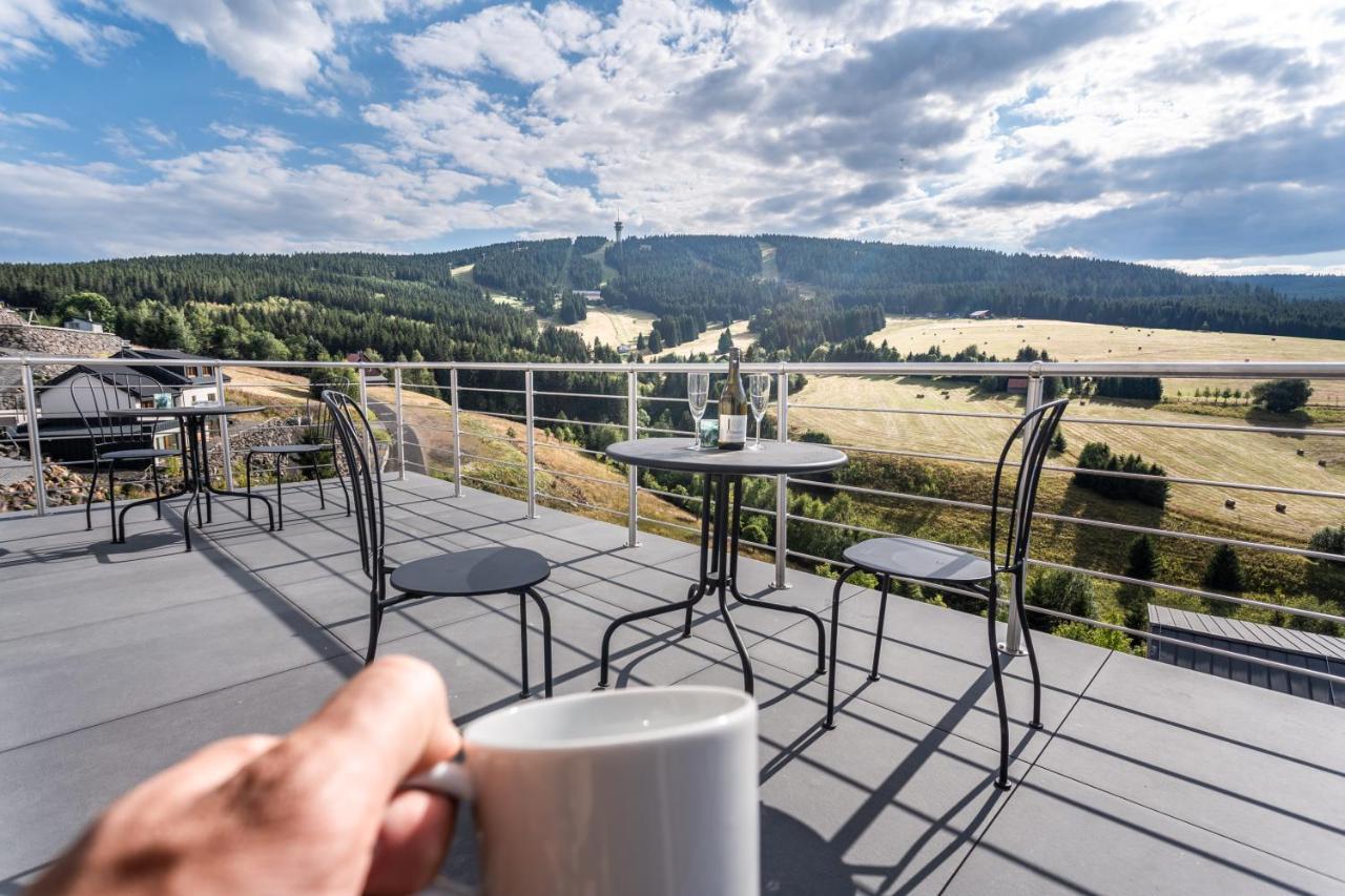 Wellness Villa Klinovec Views Loučná pod Klínovcem Dış mekan fotoğraf