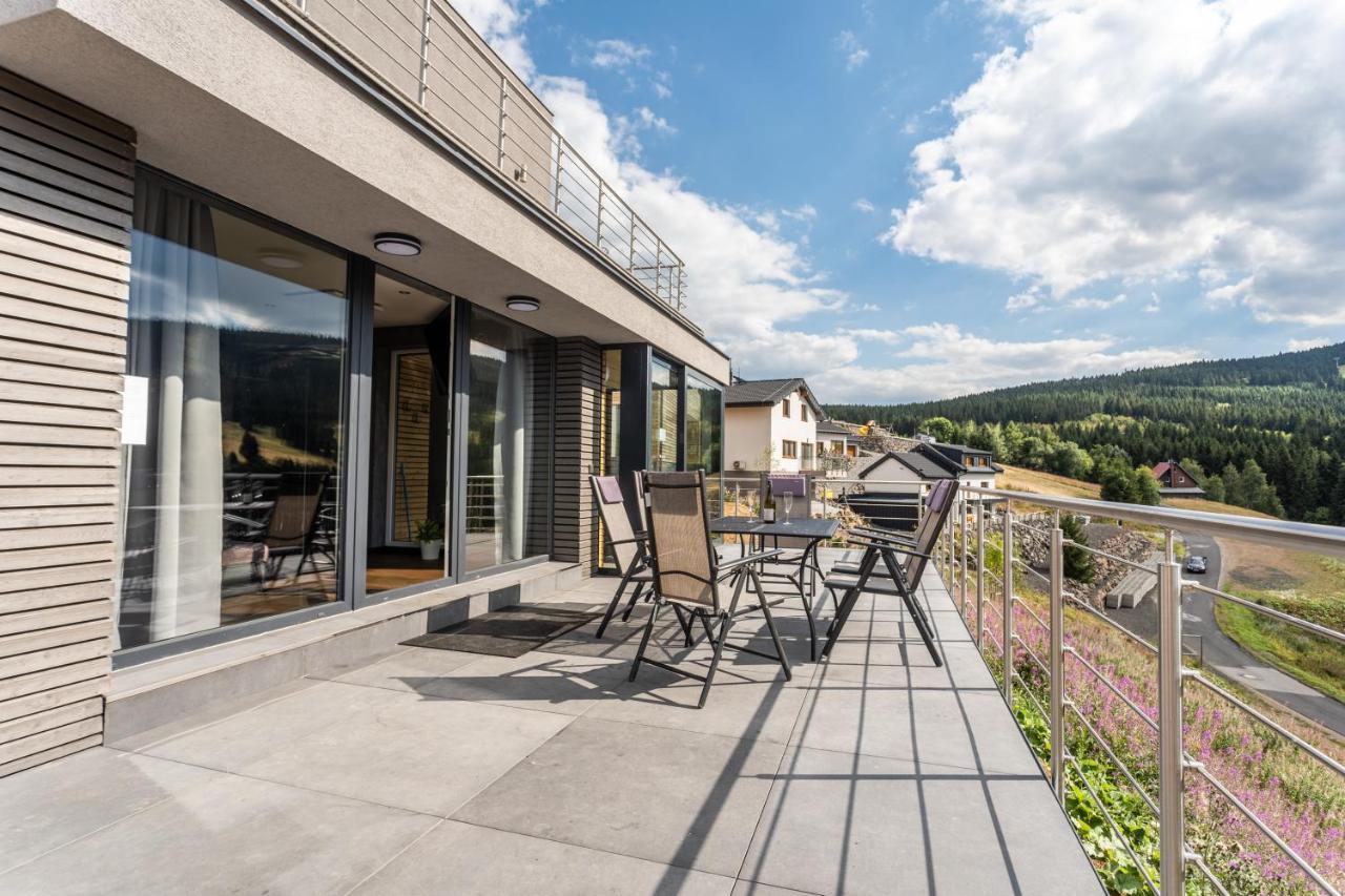 Wellness Villa Klinovec Views Loučná pod Klínovcem Dış mekan fotoğraf